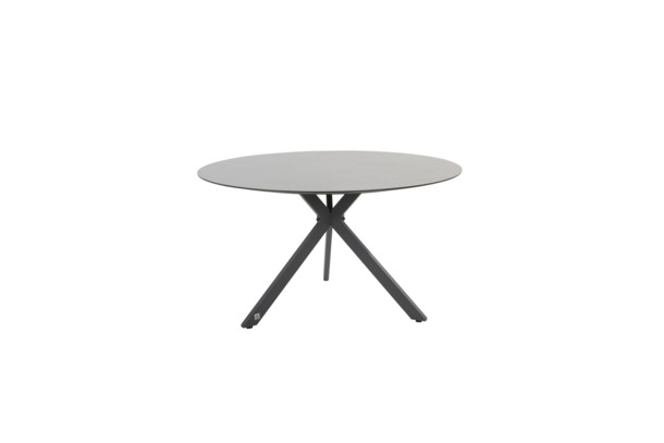 4SO Locarno ronde tuintafel in HPL (antraciet) - 2